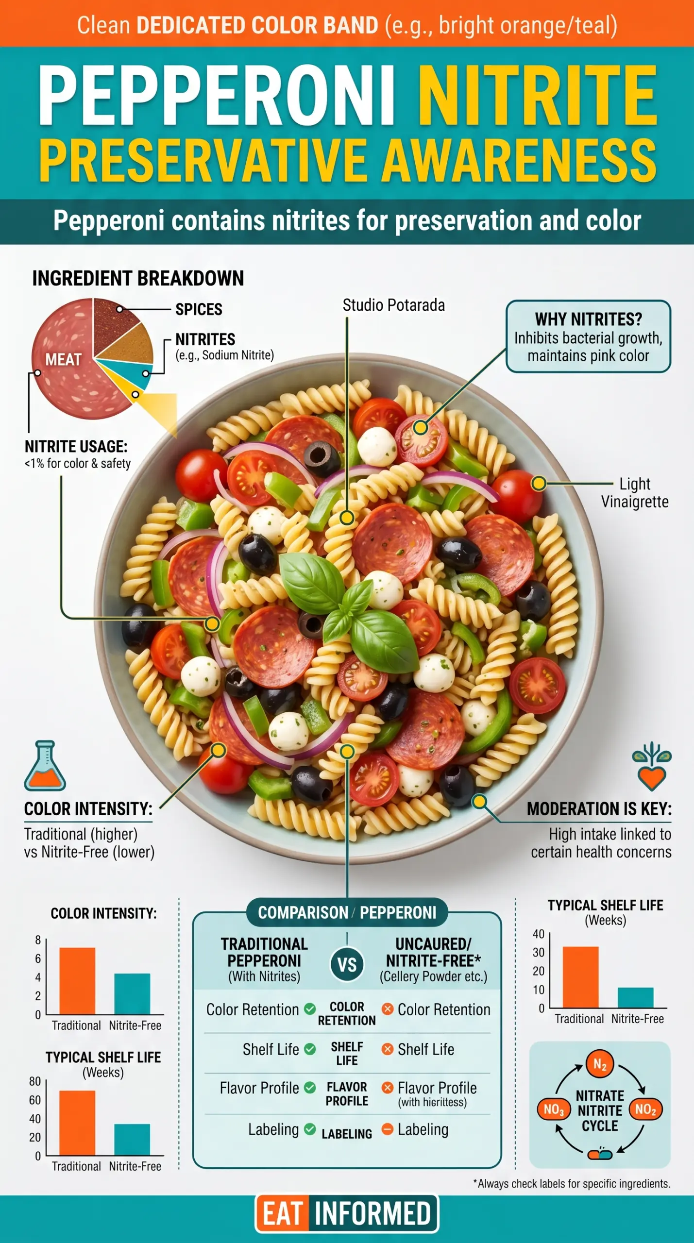 Pizza Pasta Salad pepperoni mozzarella pizza-inspired