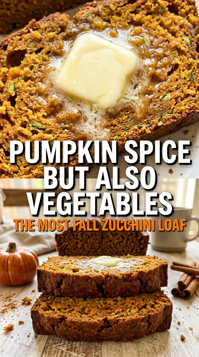 Pumpkin zucchini bread spiced moist loaf