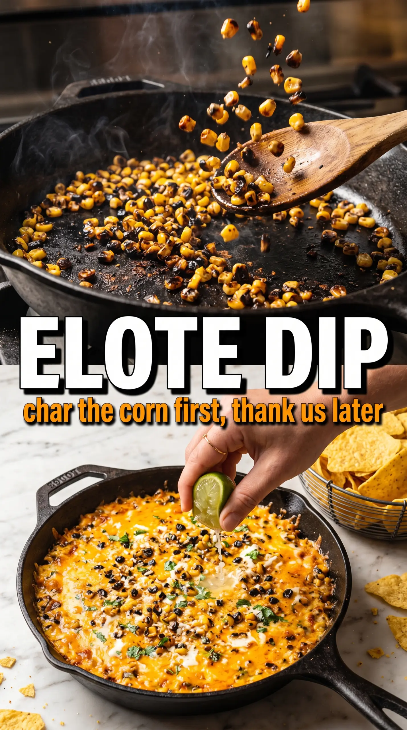 Mexican corn dip creamy charred cotija