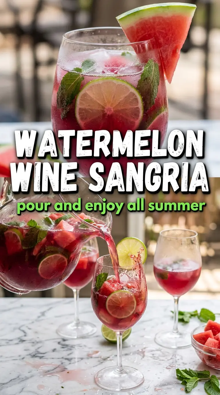 Watermelon Sangria blush pink refreshing citrus