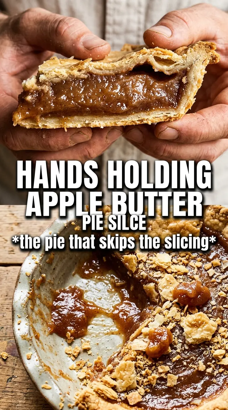 Apple Butter Pie smooth custard, flaky crust, spiced dessert
