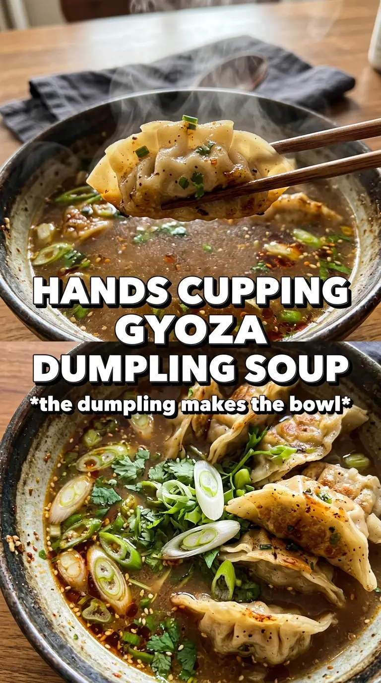 Gyoza Soup savory dumpling broth