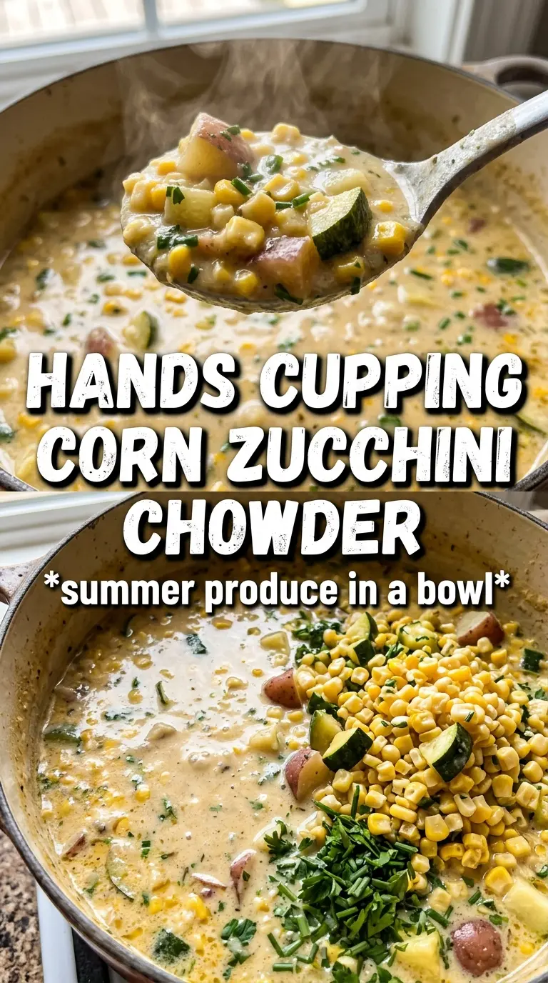 Summer Corn and Zucchini Chowder creamy, smoky, herb-finished