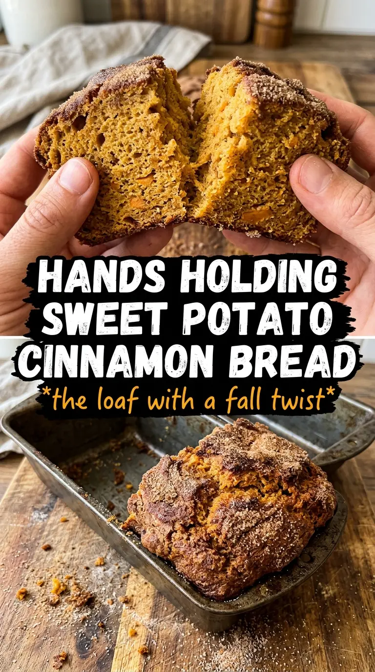 Sweet Potato Cinnamon Bread sliced moist swirl